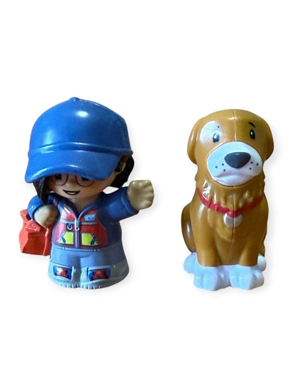 Fisher-Price Little People Girl & Brown Dog 2-Pack